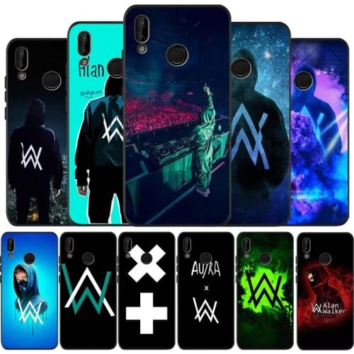 Alan Walker Faded Black Silicone Soft Phone Case For Huawei 40 30 20 10 9 Lite Pro P smart 2019 Y6 Y6 Prime2019 Y9 2018