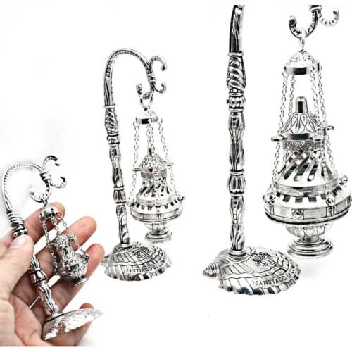 S/M/L Alloy Christian Church Home Religious Worship Incense Burner Worship Supplies Church Souvenirs Gift Home Religious