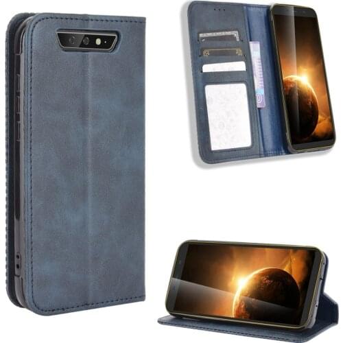 Blackview BV5500 Plus Case Blackvie BV5500 Flip Style Vintage Leather Phone Back Cover For Blackview BV5500 Pro With Photo Frame