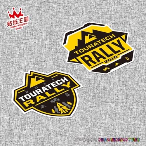 For BMW Touratech S1000XR R1200RS F650GS F700GS F800GS R1200GS ADV Helmet Motorcycle Decals Stickers Waterproof 24