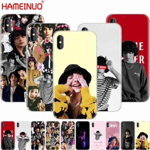 HAMEINUO Finn Wolfhard Stranger Things cell phone Cover case for iphone X 8 7 6 4 4s 5 5s SE 5c 6s plus