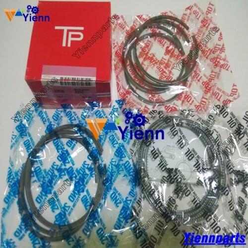 4D56 Piston Ring Set For Mitsubishi Excavators Diesel Engine Rebuild parts
