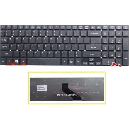 SSEA New US Keyboard For Acer aspire V3-531 V3-531G V5-561 E1-570G E1-570 V3-7710 V3-7710G V3-772 V3-772G laptop black keyboard