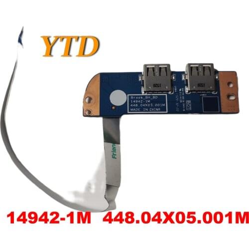 Original for ACER Aspire E4 E5-752 E5-772 E5-772G USB Board w Cable 14942-1M 448.04X05.001M tested good free shipping