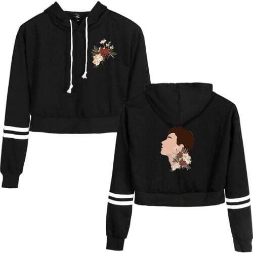 Coat Popular Shawn Mendes Navel-Hoodie Girls Fashion Casual Navel Sweatshirt Fans Favorite Shawn Mendes Womens Sexy Hoody Stree