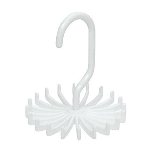 Tie Rack For 20 pcs Display frame for Necktie Belt Silk scarf 360 Degree Rotatation Twirling Hanger Holder Hook Closet Organizer