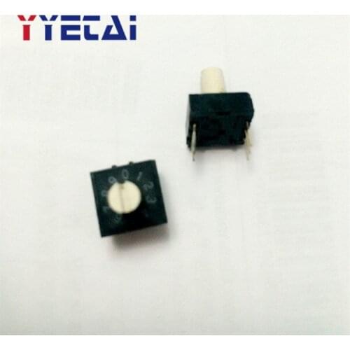 YongYeTai RH3HAF-10R rotary encoder DIP switch 10 0-9 with a handle 3: 3 pin positive code DD