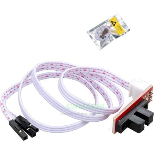 1pcs Optical Light Control Limit Switch with 3 Pin Cable 3D Printers Parts For RAMPS 1.4 Board Part Accessories White Red