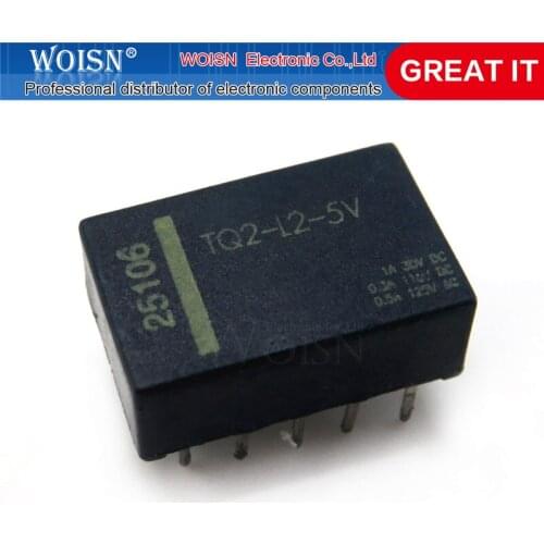 2pcs/lot TQ2-L2-12VDC TQ2-L2-12V TQ2-L2-DC12V TQ2-L2-5VDC TQ2-L2-5V TQ2-5V TQ2-12V In Stock