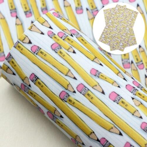 David accessories 20*33cm Nurse Christmas Synthetic Leather Patchwork For Hair Bow Bags Phone Cover DIY Projects,1Yc11466