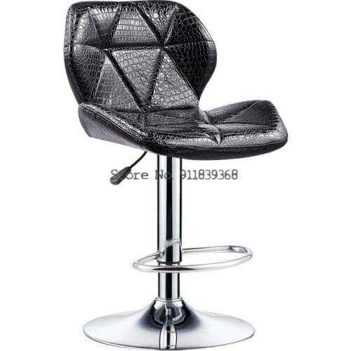 Bar Chair Lift Home Modern Simple Bar Chair Bar Stool High Stool Beauty Stool Rotary Chair Round Stool