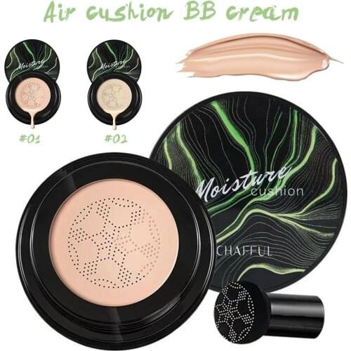 BB Cream Moisturizing Foundation Air-permeable Natural Brightening Makeup BB Cream Cosmetics Mushroom Head Make Up Accessories