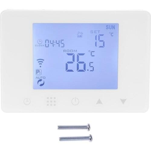 WiFi Room Thermostat Gas Boiler Wall-mounted Heating Wireless Remote Temperature Controller for Alexa Home 110V 220V