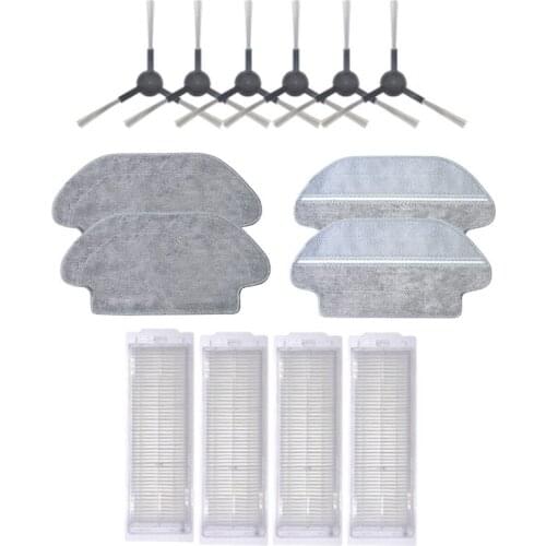 Side Brush Mop Cloth HEPA Filter for Xiaomi Mijia STYJ02YM for Viomi V2 PRO V-RVCLM21B Accessories Vacuum Cleaner Parts