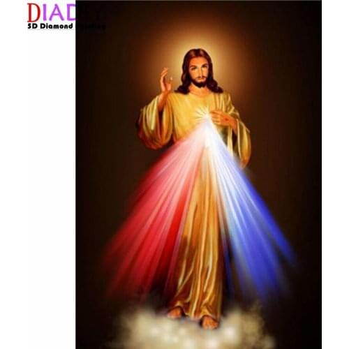 Religious Jesus Diy 5d diy Diamond Painting cross-stitch 5D diy Diamond Embroidery Full Square&round Drill Rhinestones