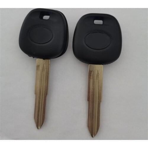 DAKATU Logo For Toyota HIACE Avens RAV4 Tacoma Replacement Transponder Ignition Car Key Shell Case Fob TOY41 Blade