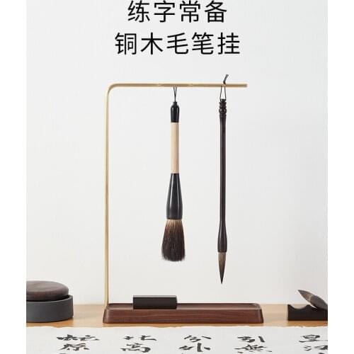 Writing Brush Holder Calligraphy Materials Pen Hanging Pen Holder Writing Brush Holder Sub Ornaments Gathering Display