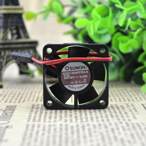 FOR SUNON KDE1204PFS3-8 12V 0.5W 4CM 4010 40*40*10 2-wire cooling fan