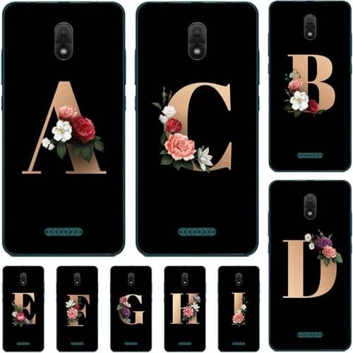 For Wiko Sunny 3 Plus Case For For Wiko Sunny 3 Mini Cute Lovely Cartoon Pattern Flowers Black Letters Soft Silicone Cover