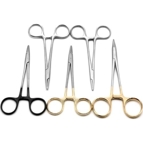Double eyelid needle holder beauty professional tool dental stomatology sponge suture needle holder small large belt scissors