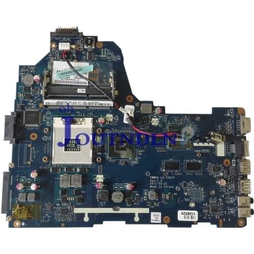 JOUTNDLN FOR TOSHIBA Satellite C660 Laptop Motherboard K000128440 PWWHA LA-7201P REV:1.0 rPGA 989 DDR3 N12P-GV-S-A1 GPU SLJ4P