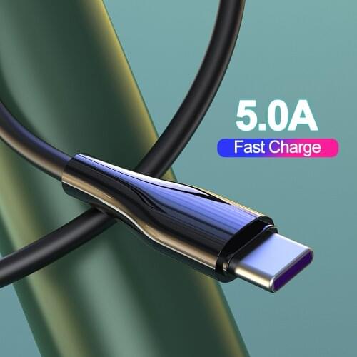 5A 2m USB TYPE-C Fast Charging Data Cable Mobile Phone Android Charger For Samsung Galaxy A31 A41 A71 5G S20 Xiaomi Redmi