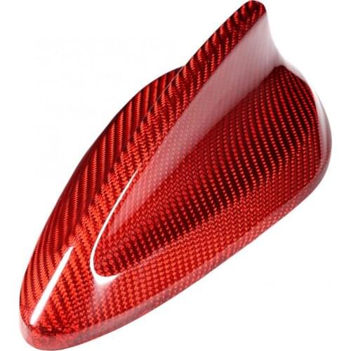 Quality Carbon Fiber Antenna Cover Accessory Fit for F15 Car 12-18 Red auto accessories accessories
