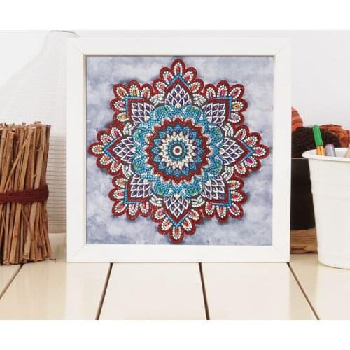 Circle Mandala 5D Special Shaped Diamond Painting Embroidery Needlework Rhinestone Crystal Cross Craft Stitch Kit DIY