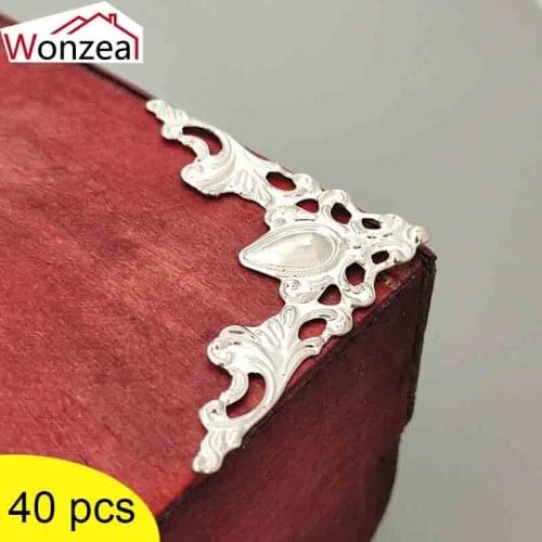 Metal Corners Protector Cover For Books Decorative Scrapbooking Menus Crafts Folders Photo Albums Corner Ornament Wholesale