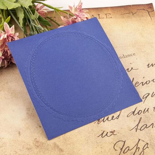 Circle Frame Christmas Embossing Folders Birthday Plastic Embossing Folder For Scrapbooking DIY Photo Album Card