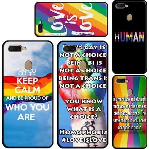 LGBT Same Love Rainbow Flag Case For OPPO Find X2 X3 Pro F5 F7 A52 A72 A15 A91 A83 A3S A5S A5 A9 A31 A53 2020 Cover