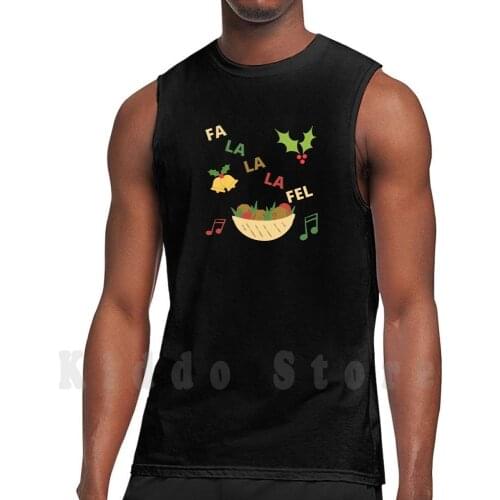 Christmas Falafel tank tops vest 100% Cotton Vegan Christmas Vegan Veganism Vegan Christmas Vegan Christmas Sweater Vegan