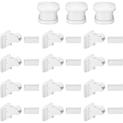 Retail 30 Pcs netic Cabinet Drawer Cupboard Lock Kids Baby Safe Child Proof Kit