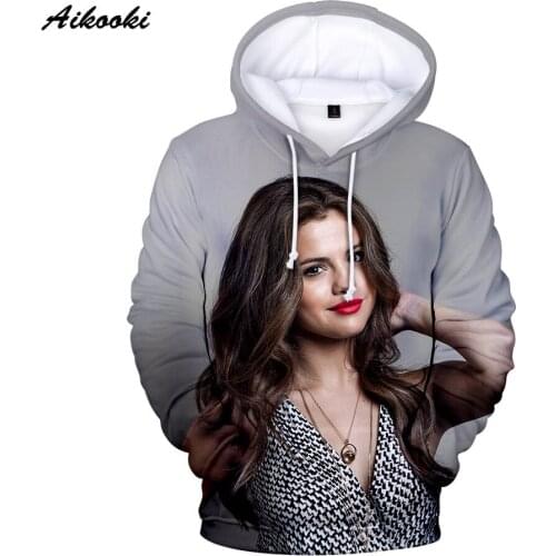 Popular Selena Gomez 3D Hoodies Sweatshirts Men Women Kids Spring Autumn Fashion Sweatshirts Mens Hooded Selena Gomez Polluvers