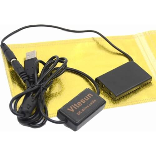 5V-4.2V Power bank usb cable+EP-62A dc coupler EN-EL5 dummy battery for Nikon Coolpix S10 P80 P90 P100 P500 P510 P5000 P5100