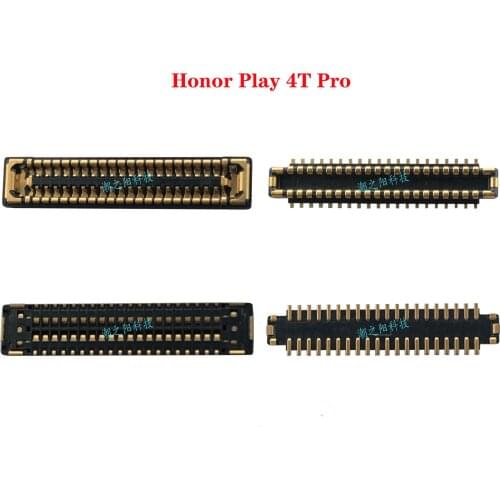 LCD Display FPC Connector Plug MotherBoard Pin USB Charging flex FPC Plug Pin For Huawei Honor Play 4T Play 4T Pro