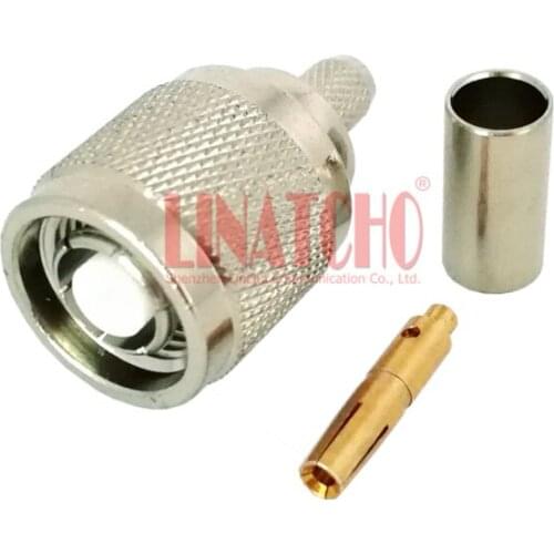 10 pcs sales RF rg142 rg141 rg303 lmr195 rg58 rf coaxial rp tnc male connector