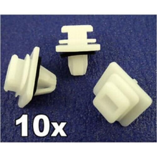 10x For Honda CRV Plastic Clips for Tailgate / Rear Door Lower Trim Moulding Clips