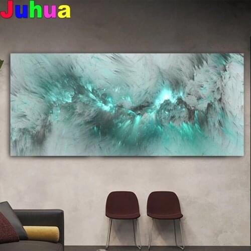 Light blue Cloud Abstract DIY Diamond Painting 5D diamond Stitch Mosaic Diamond embroidery nordic Wall Picture home decor