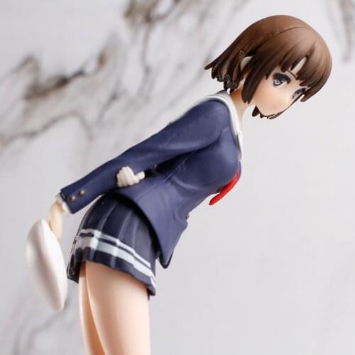 Anime Saekano How to Raise a Boring Girlfriend Action Figure Megumi Kato Figure School uniform Girl PVC Model Doll Collection