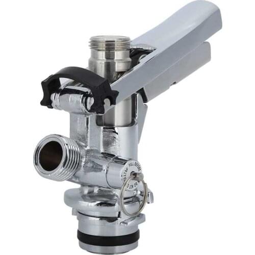 G5/8 U Type Stainless Steel Beer Keg Coupler Dispenser Accessory for Home Bar Restaurant Draft Beer Coupler