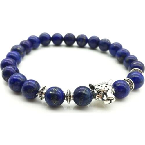 Personality Bracelet Design For Women Men Cool Leopard With Beautiful Beads Present For BFF Dropshipping