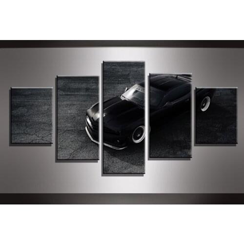 5 Pieces Classical Chevrolet Camaro Car Poster Printed Canvas Wall Art Picture Home Decor Contemporary Artwork Drop shipping