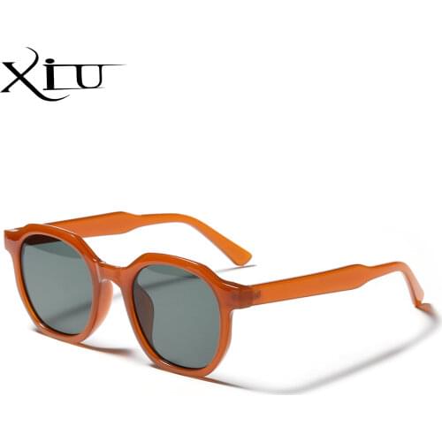 XIU fashion rectangle sunglasses women men trendy brand design sunglass ladies retro black blue eyewear UV400 travel goggles