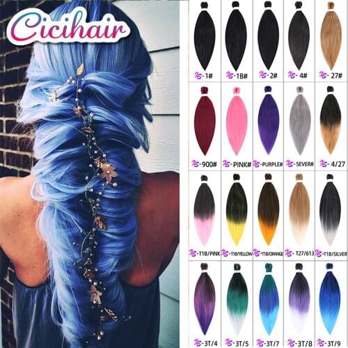CICIHAIR Easy Jumbo Braid Hair 20/26 Inch Synthetic Hair Extensions for Braids Hot Water Set Pre Stretched Braiding Hair