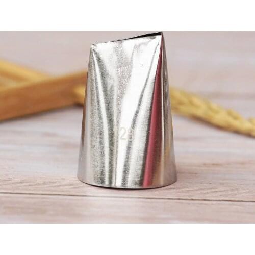 #128 Large Size Piping Nozzle Seamless Icing Tube Cream Nozzle Cake & Cupcake Decorating Tools Bakeware Create Petals Icing Tips