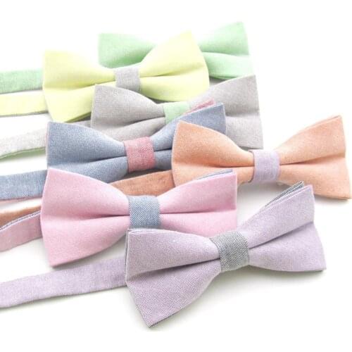 New Fashion Candy Solid Colors Ties Bowtie Wedding Groom Bow Ties For Men Leisure Party Butterfly Butterflies Corbatas Gravata