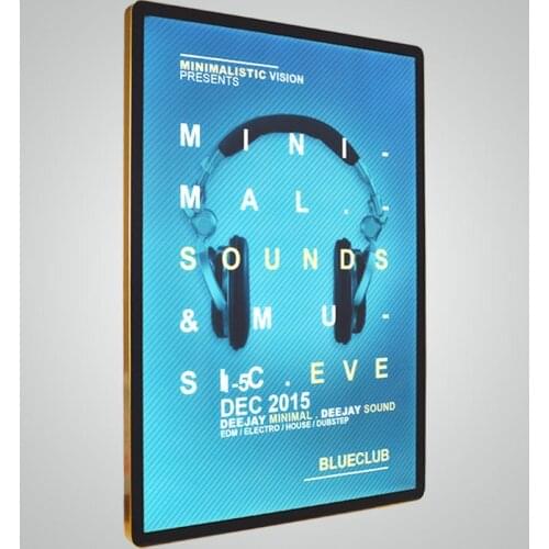 Promoting light box led slim snap frame light box led advertising light board