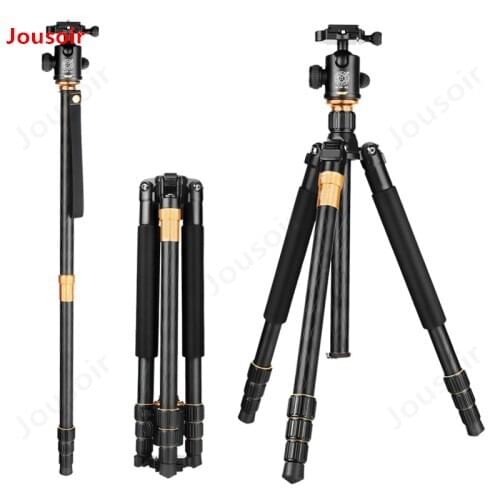 QZSD Q999 Portable Tripod For SLR Camera Tripod Ball Head Monopod Changeable Load Bearing 18KG CD15