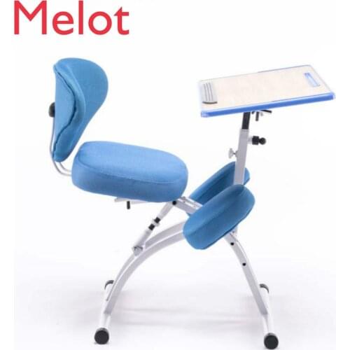 Adjustable Desktop Tablet Training Chair With Writing Board Adjustable Height Angle Lifting Chair With Mesh Backrest bear 150kg